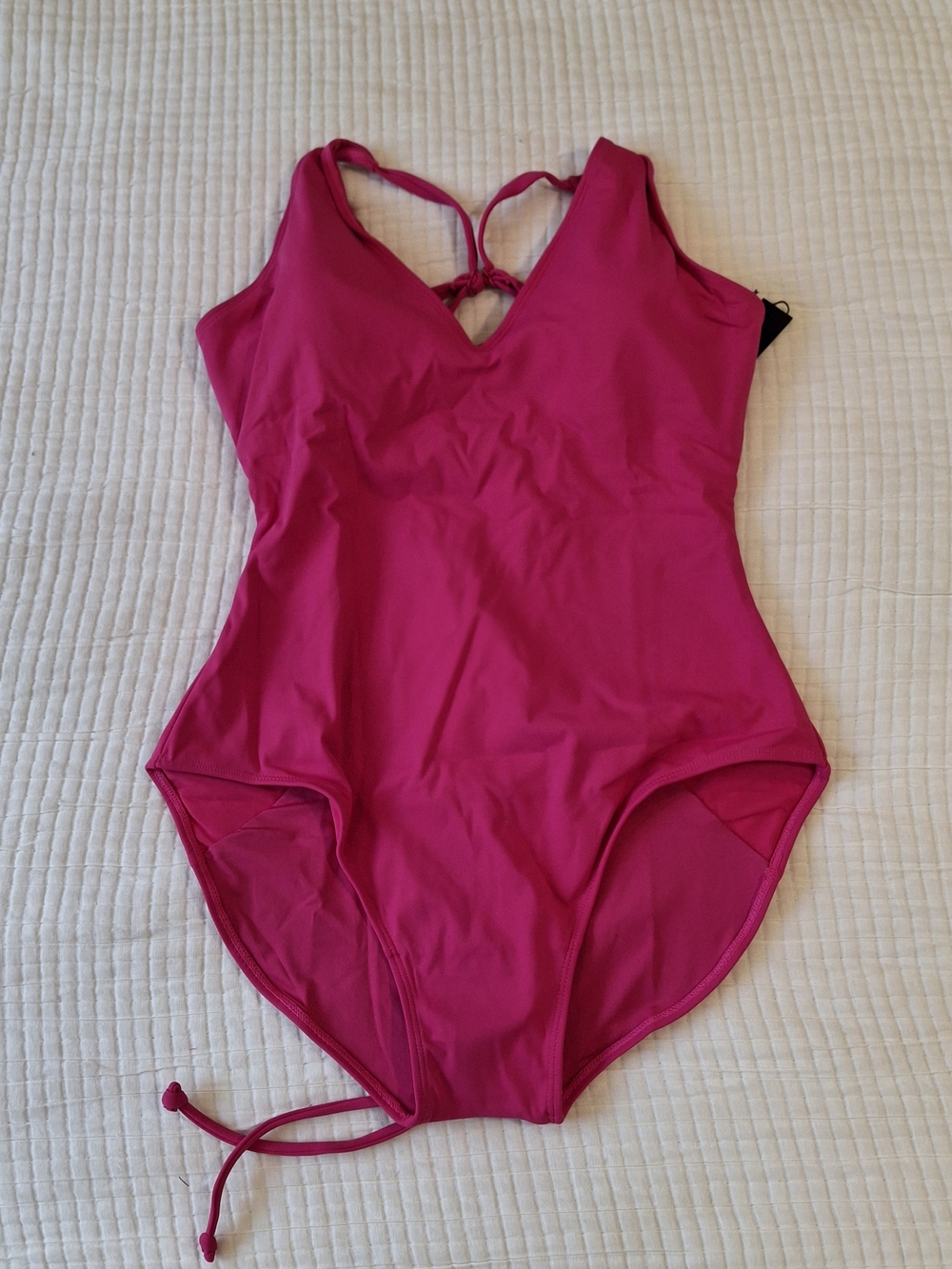 NWT TA3 Pink Plungey XL Short One-piece Swimsuit